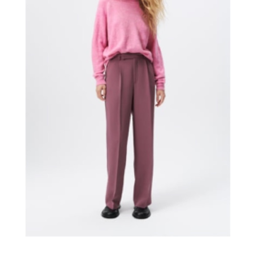 NWT Zara pants lilac/rose